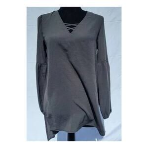 Maurices Grey Long Sleeve Shirt Women's XS